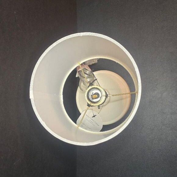 Threshold Mini Cream Color Ceramic Table Lamp Set of 2-corded - Picture 2 of 2